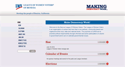 Desktop Screenshot of lwvbenicia.org